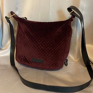 Vera Bradley Quilted Burgundy Crossbody Purse - NWOT